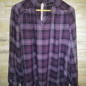 Lane Bryant woven top.